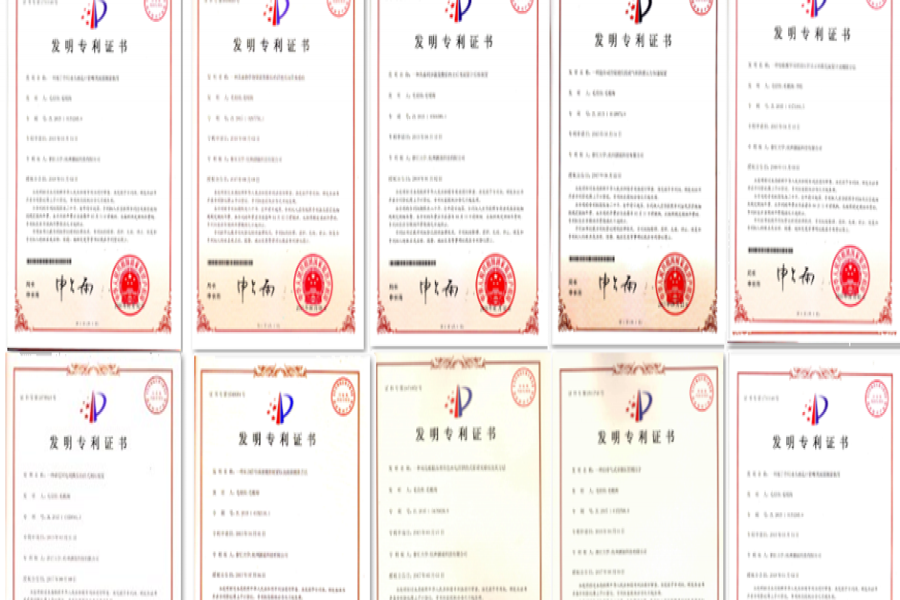 荆门j9国际站备用毛根海团队已获得流体力学尝试仪器（装置）有关发现专利15项